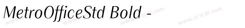 MetroOfficeStd Bold字字体转换 MetroOfficeStd Bold字字体转换